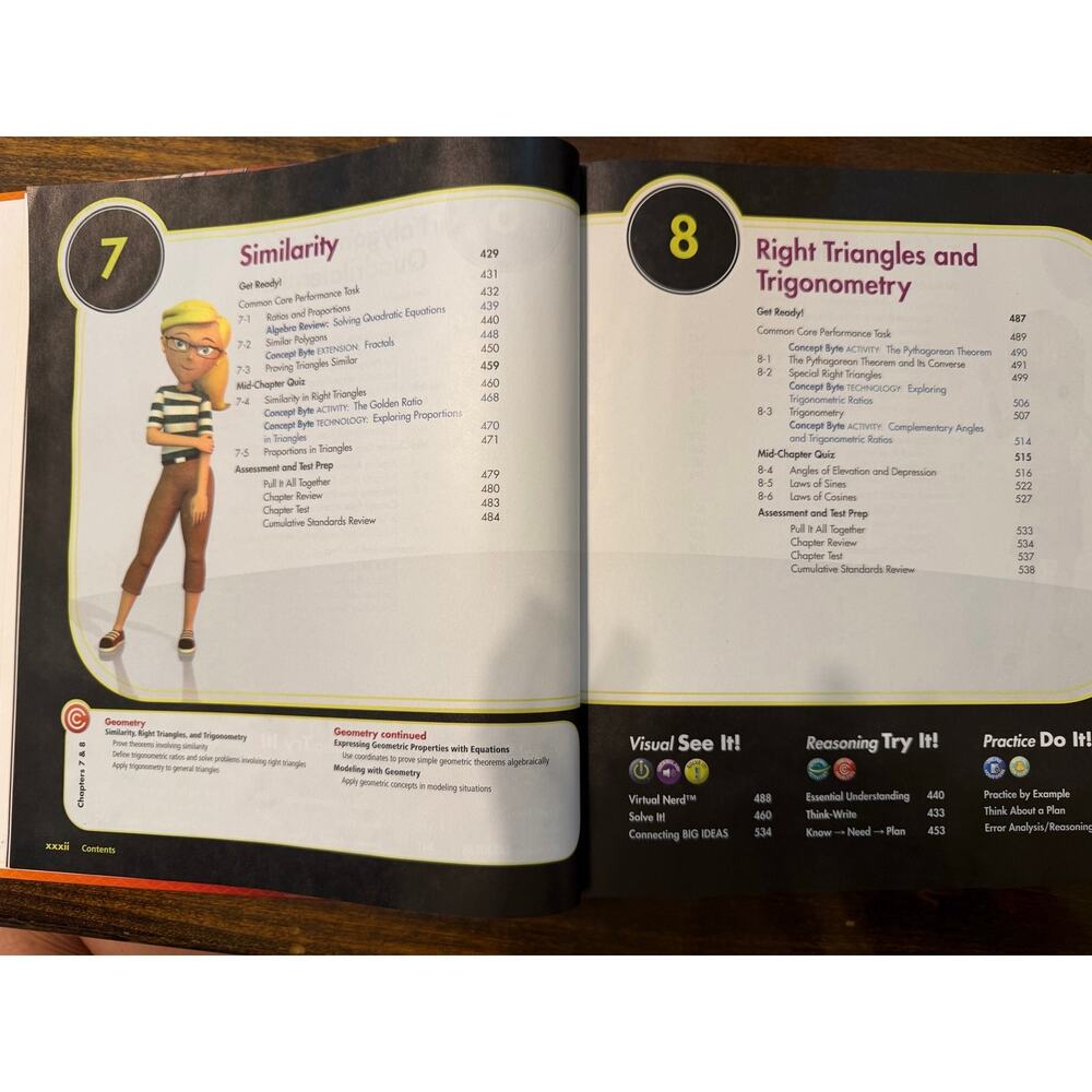 High School Math Geometry Student Edition Textbook Common Core - Picture 10 of 13